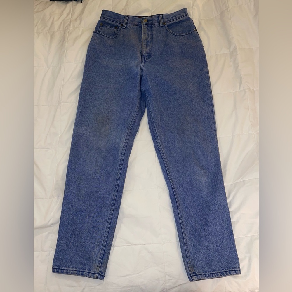 Vintage Classic Blue Denim Jeans by L.A. Blues Size 12 Average AS IS